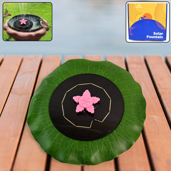 Garden Glow Solar Fountain