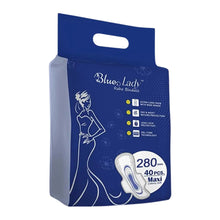 Beautiful Basics Blue Lady Extra Long Pads With Wides Wings Sanitary Pads – 280 mm, 40-Pack