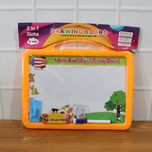 2-in-1 Kids Writing Board Set – Double-Sided Whiteboard & Blackboard