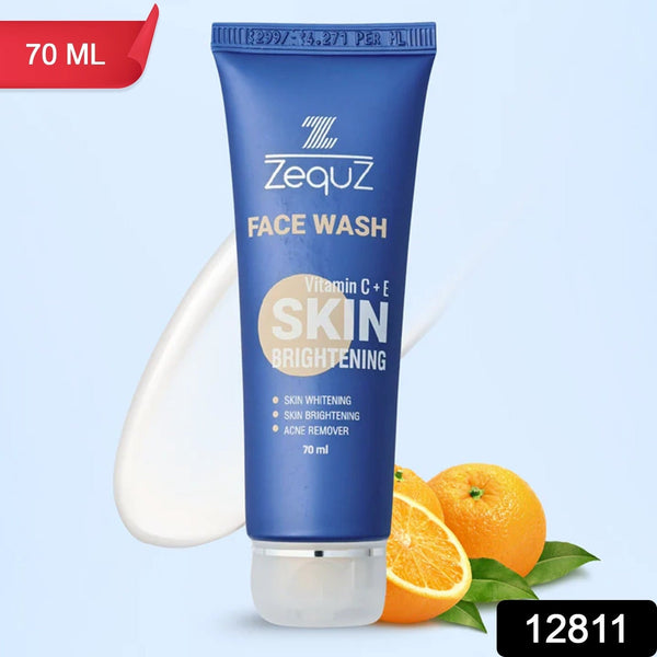 Zequz Vitamin C + E Brightening Face Wash - (1 Pc / 70 ML)
